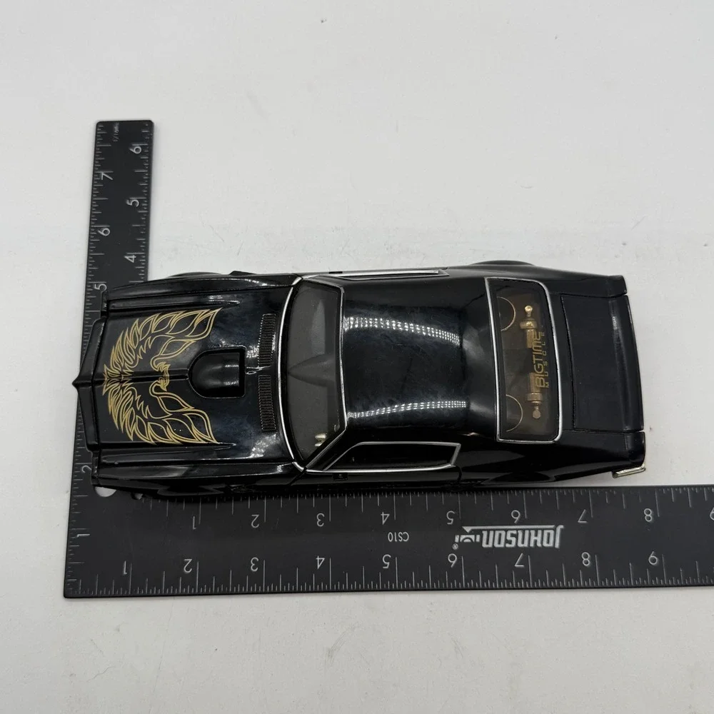 Jada Bigtime Muscle 1973 Pontiac Firebird Trans Am 1:24 Diecast Black Gold